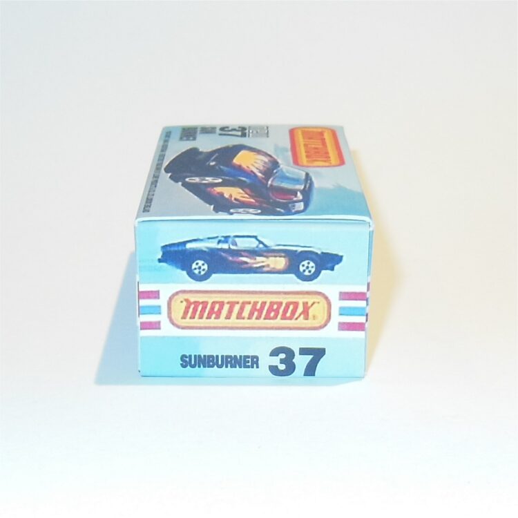 Matchbox Lesney Superfast 37 h Sun Burner K Style Repro Box