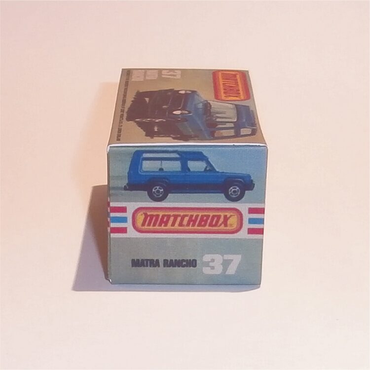 Matchbox Lesney Superfast 37 i Matra Rancho K Style Repro Box