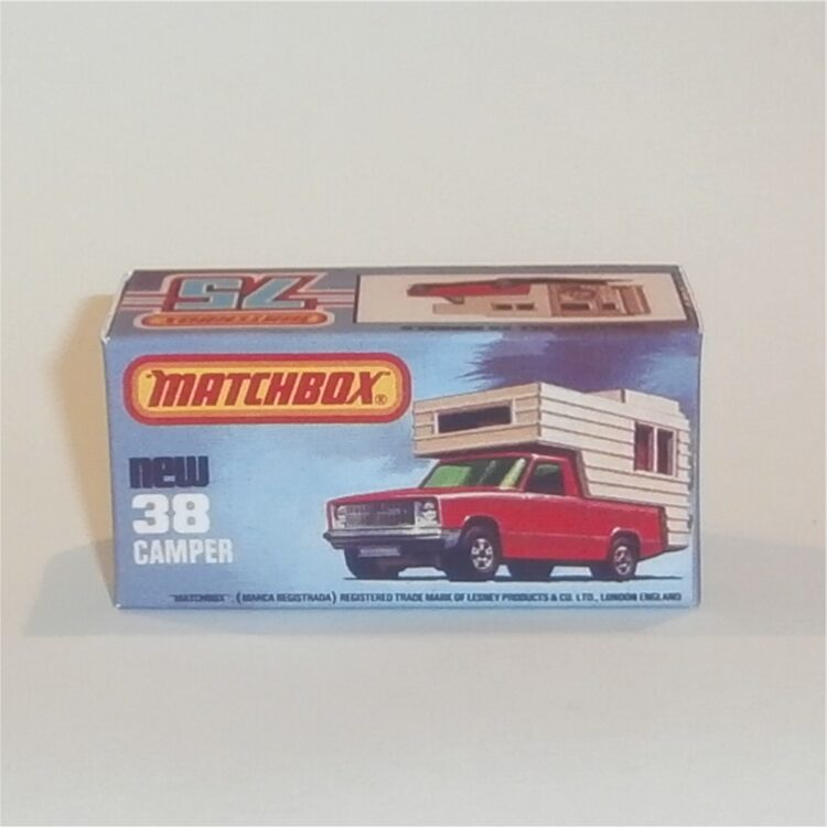 Matchbox Lesney Superfast 38 g Ford Camper K Style Repro Box