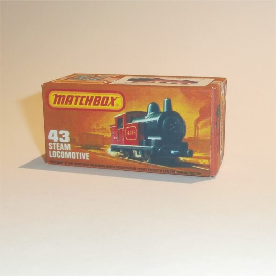 Matchbox Lesney Superfast 43 f Steam Locomotive K Style Repro Box