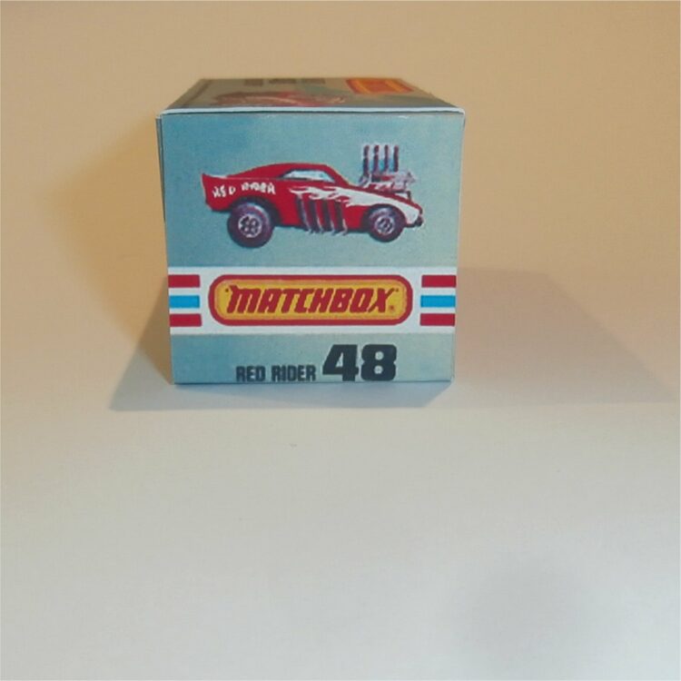 Matchbox Lesney Superfast 48 g Red Rider K Style Repro Box