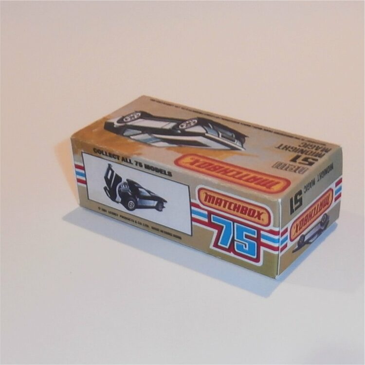 Matchbox Lesney Superfast 51 g Midnight Magic K Style Repro Box