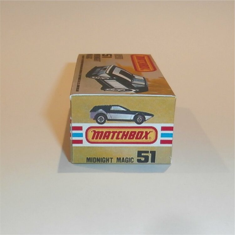 Matchbox Lesney Superfast 51 g Midnight Magic K Style Repro Box