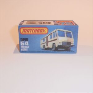 Matchbox Lesney Superfast 54 f Mobile Home K Style Repro Box