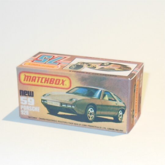 Matchbox Lesney Superfast 59 g Porsche 928 K Style Repro Box