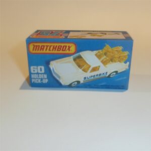 Matchbox Lesney Superfast 60e Holden Cream Pickup Custom Box K Style #4