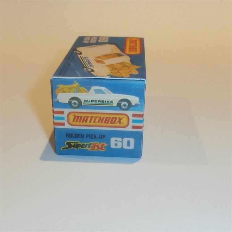 Matchbox Lesney Superfast 60e Holden Cream Pickup Custom Box K Style #4