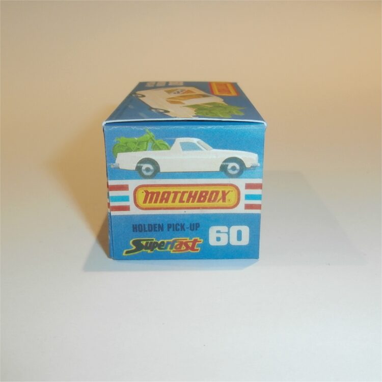 Matchbox Lesney Superfast 60e Holden Cream Pickup Custom Box K Style #5