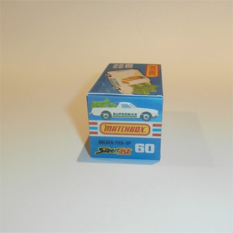 Matchbox Lesney Superfast 60e Holden Cream Pickup Custom Box K Style #6