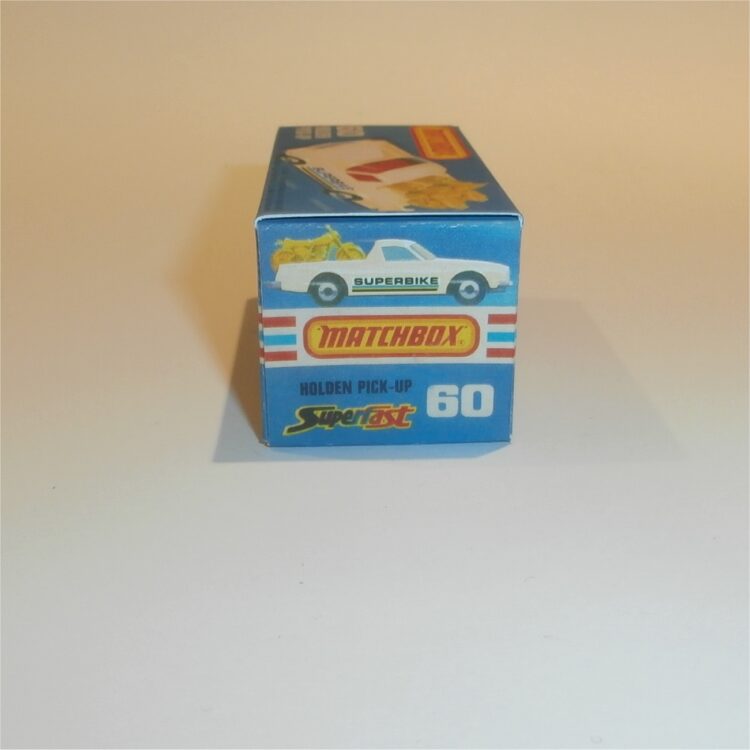 Matchbox Lesney Superfast 60e Holden Cream Pickup Custom Box K Style #7