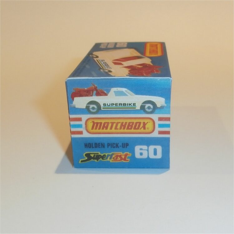 Matchbox Lesney Superfast 60e Holden Cream Pickup Custom Box K Style #8