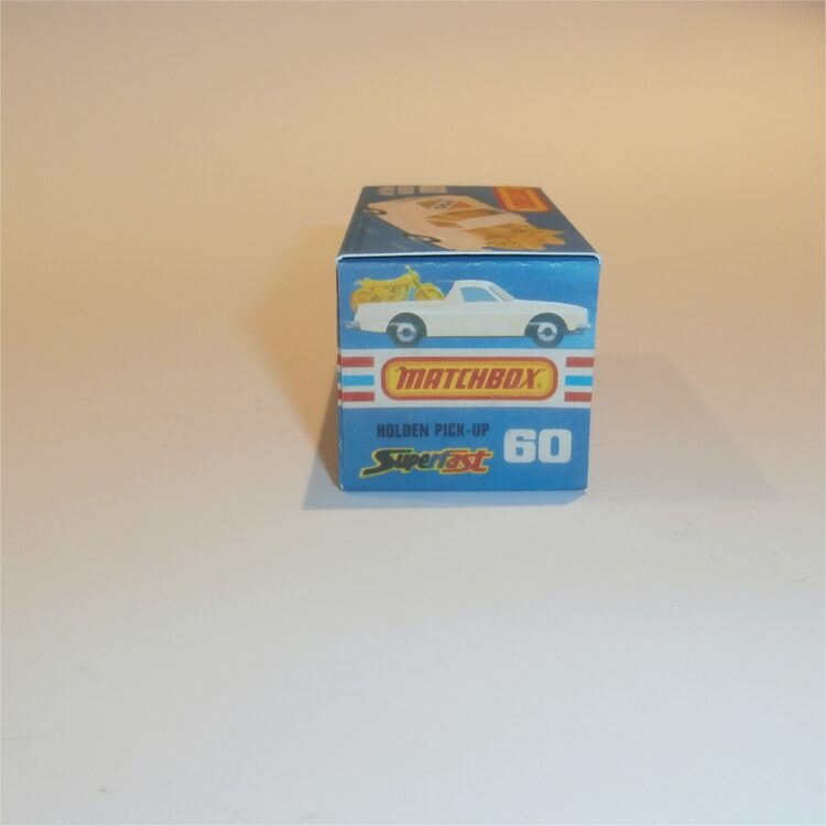 Matchbox Lesney Superfast 60e Holden Cream Pickup Custom Box K Style #9