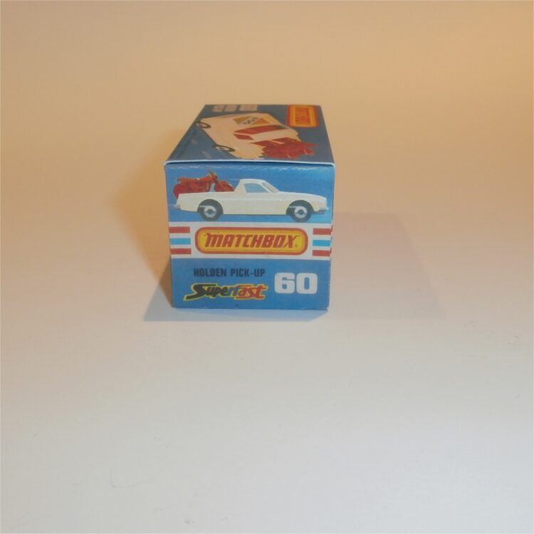 Matchbox Lesney Superfast 60e Holden Cream Pickup Custom Box K Style #14