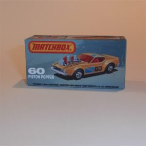 Matchbox Lesney Superfast 60 f Piston Popper Custom K style Box