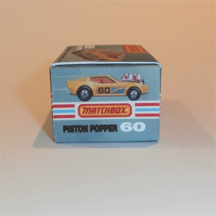 Matchbox Lesney Superfast 60 f Piston Popper Custom K style Box