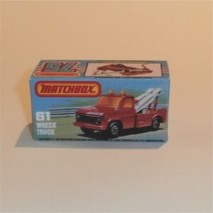 Matchbox Lesney Superfast 61 d2 Ford Wreck Truck K Style Repro Box