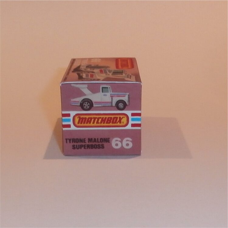 Matchbox Lesney Superfast 66g Kenworth Malone Super Boss Truck K Style Repro Box