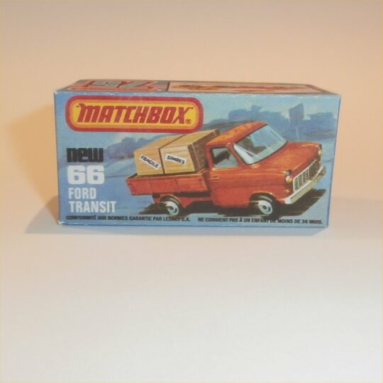 Matchbox Lesney Superfast 66 f Ford Transit K Style Repro Box