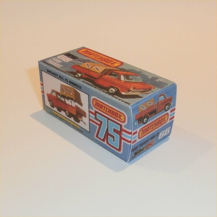 Matchbox Lesney Superfast 66 f Ford Transit K Style Repro Box
