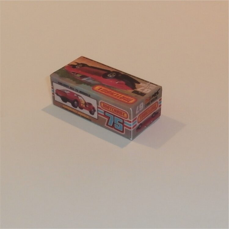 Matchbox Lesney Superfast 67 e Datsun 260 Z 2+2 K Style Repro Box