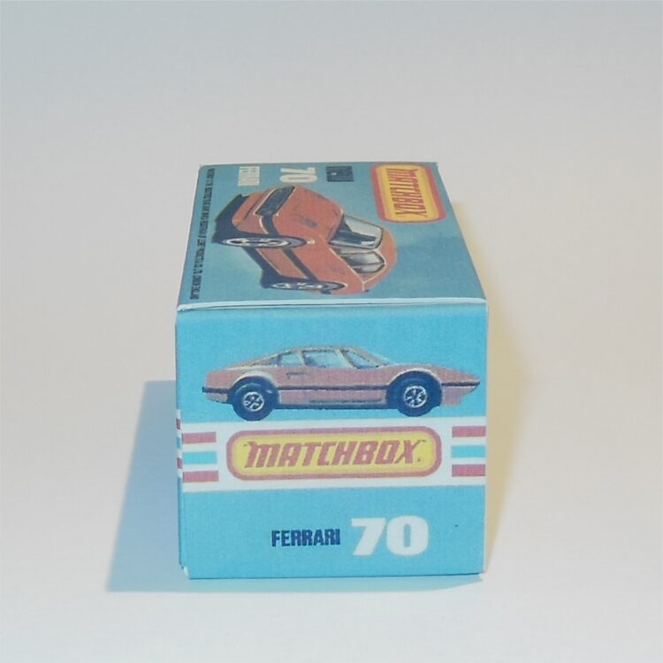 Matchbox Lesney Superfast 70 f Ferrari 308 GTB K Style Repro Box