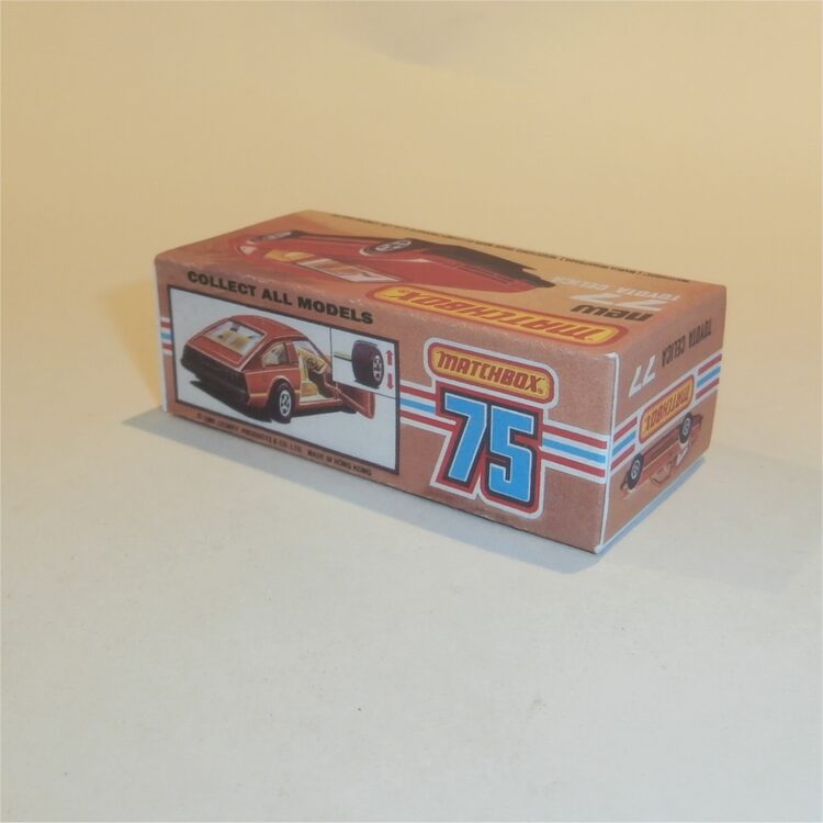 Matchbox Lesney Superfast 77 a Toyota Celica K Style Repro Box