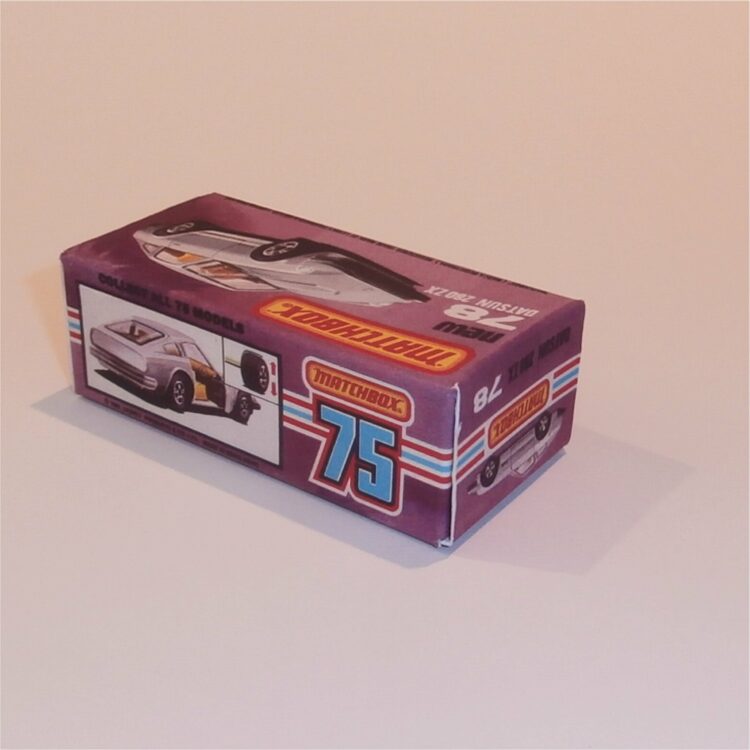 Matchbox Lesney Superfast 78 a Datsun 280 ZX K Style Repro Box