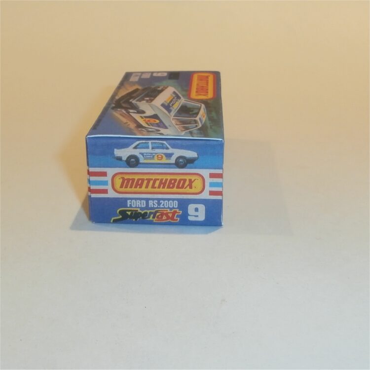 Matchbox Lesney Superfast 9 f Ford Escort RS.2000 K Style Repro Box