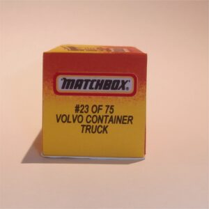 Matchbox Superfast 23 Volvo Container Truck O Style Repro Box