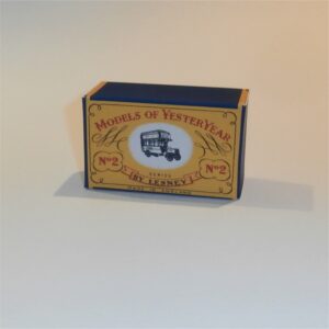 Matchbox Lesney Yesteryear 2 a London Bus A Style Repro Box