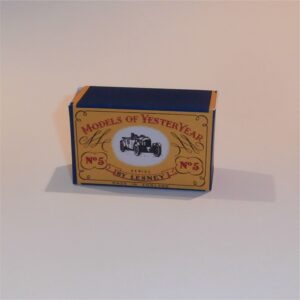 Matchbox Lesney Yesteryear 5 a Le Mans Bentley A Style Repro Box