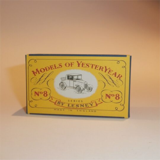 Matchbox Lesney Yesteryear 8 a 1926 Morris Cowley A Style Repro Box