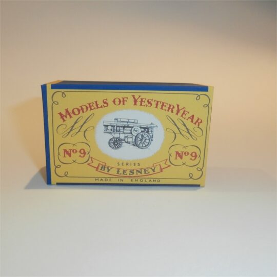 Matchbox Lesney Yesteryear 9 a Fowler Showman Engine A Style Repro Box