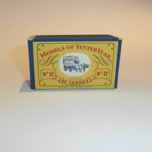 Matchbox Lesney Yesteryear 12 a Horse Drawn Bus B Style Repro Box