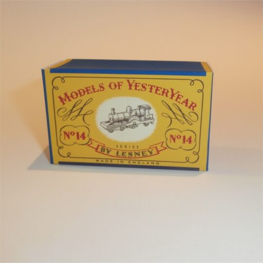 Matchbox Lesney Yesteryear 14 a Duke of Connaught Loco B Style Repro Box