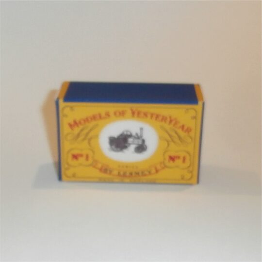 Matchbox Lesney Yesteryear 1 a Allchin Traction Engine B Style Repro Box