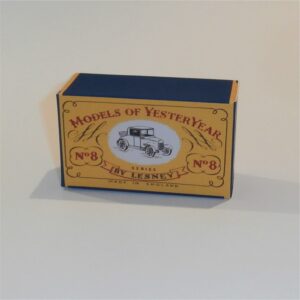 Matchbox Lesney Yesteryear 8 a 1926 Morris Cowley B Style Repro Box