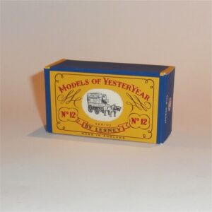 Matchbox Lesney Yesteryear 12 a Horse Drawn London Bus C Style Repro Box