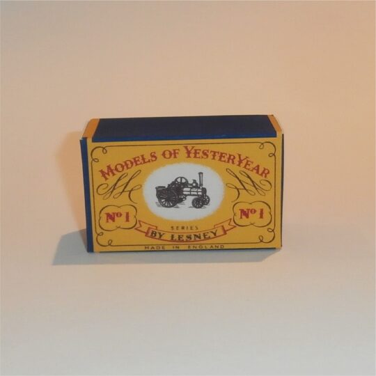 Matchbox Lesney Yesteryear 1 a Allchin Traction Engine C Style Repro Box