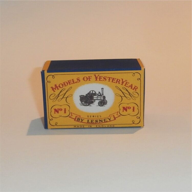 Matchbox Lesney Yesteryear 1 a Allchin Traction Engine C Style Repro Box