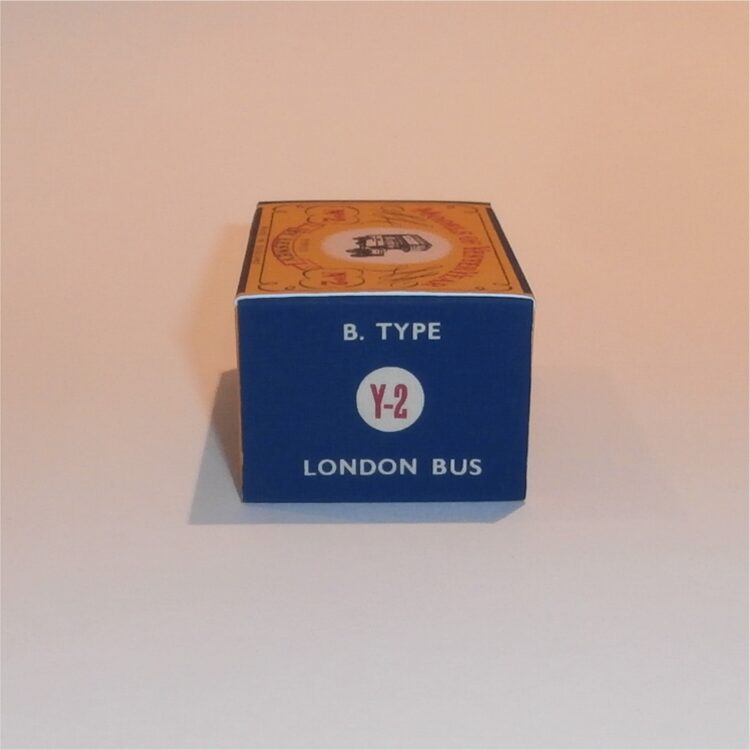 Matchbox Lesney Yesteryear 2 a London Bus C Style Repro Box
