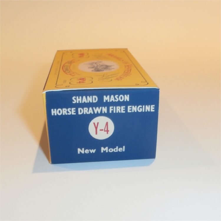 Matchbox Lesney Yesteryear 4 b Shand Mason Fire Engine C Style Repro Box