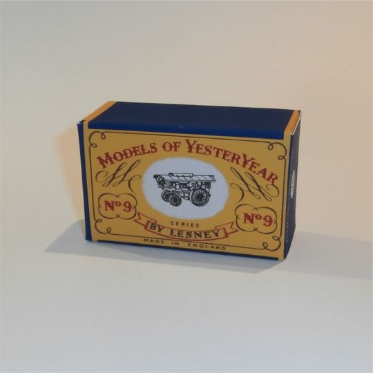 Matchbox Lesney Yesteryear 9 a Fowler Showman Engine C Style Repro Box