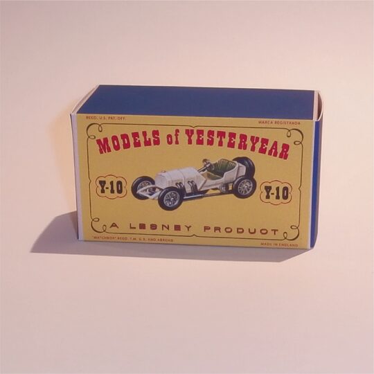 Matchbox Lesney YesterYear 10 a Mercedes 1908 Coupe D1 Style Repro Box