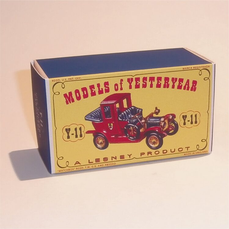 Matchbox Lesney Yesteryear 11 b 1912 Packard Landaulet D1 Style Repro Box