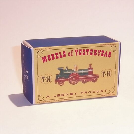 Matchbox Lesney Yesteryear 14 a Duke of Connaught Loco D1 Style Repro Box