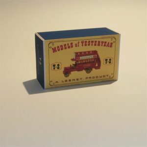 Matchbox Lesney Yesteryear 2 a 1911 B Type London Bus D1 Style Repro Box