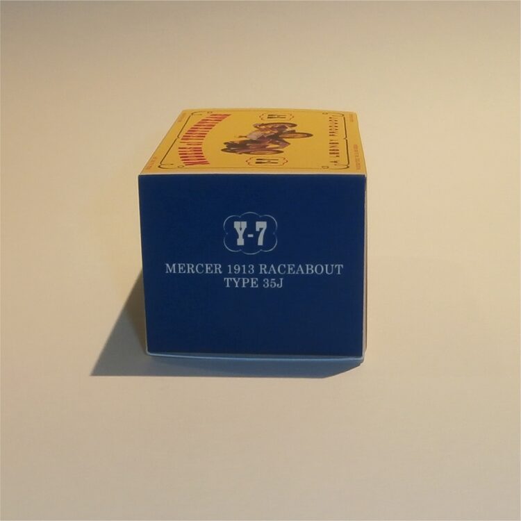 Matchbox Lesney Yesteryear 7 b 1913 Mercer Raceabout D1 Style Repro Box