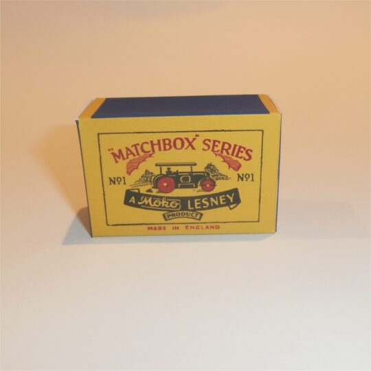 Matchbox Moko Lesney 1a Road Roller A Style Repro Box