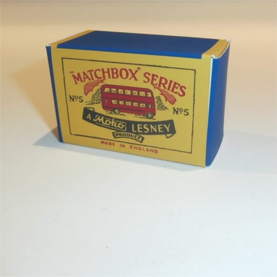 Matchbox Moko Lesney 5a London Bus A Style Repro Box